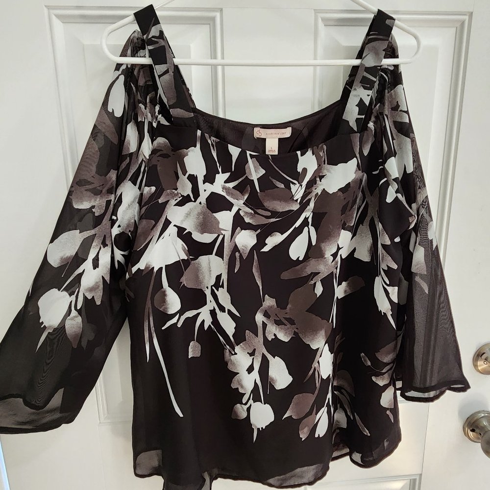 Dressbarn Open Shoulder Blouse